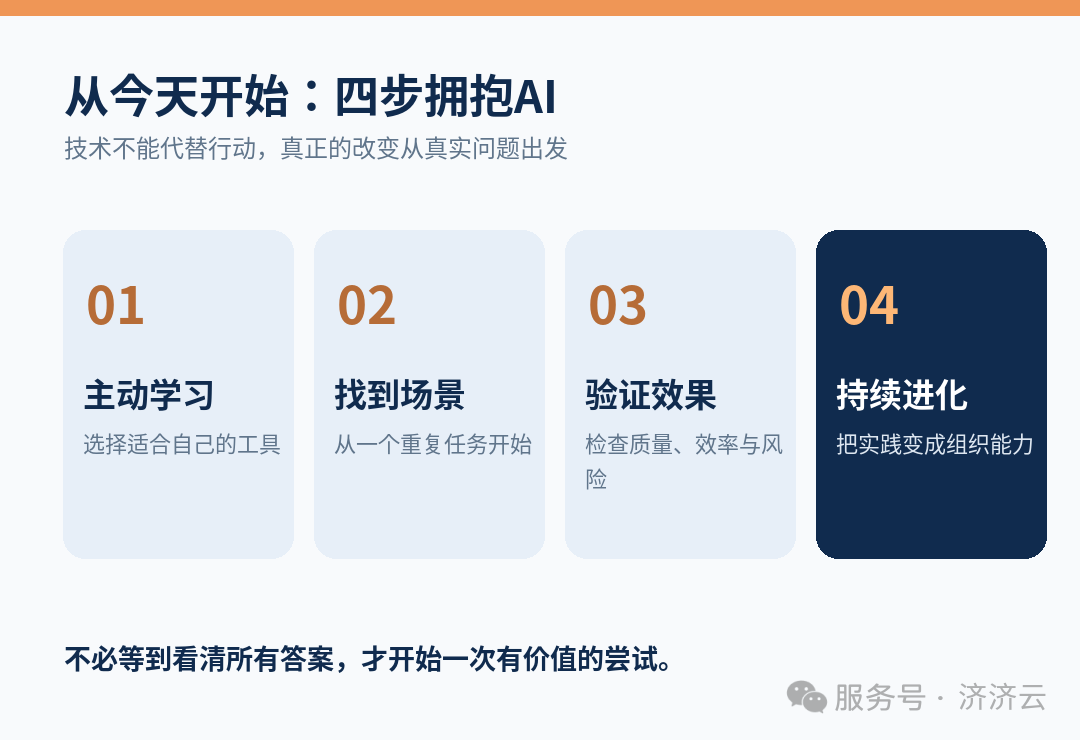 四步行动路径图